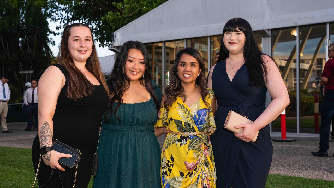 Katerina Gilmore, Lizzie Nheu, Lucy Thiel &amp; Amira Cuthbertson at the NT Young Achiever Awards. Picture: Pema Tamang Pakhrin