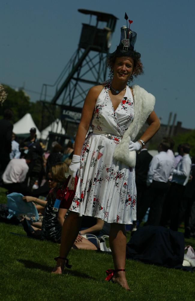 Tania McDonald at Derby Day 2004.