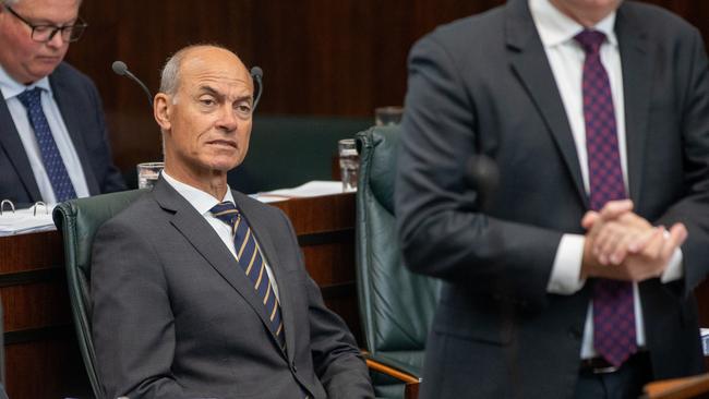 Minister Guy Barnett in Parliament on Tuesday 19th November 2024. Picture: Linda Higginson