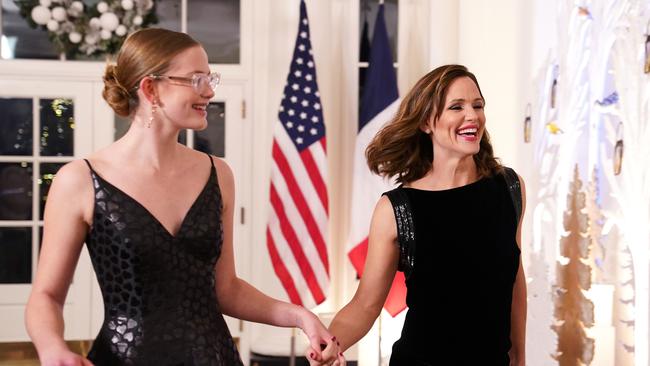 Big smiles. (Photo by Nathan Howard/Getty Images)