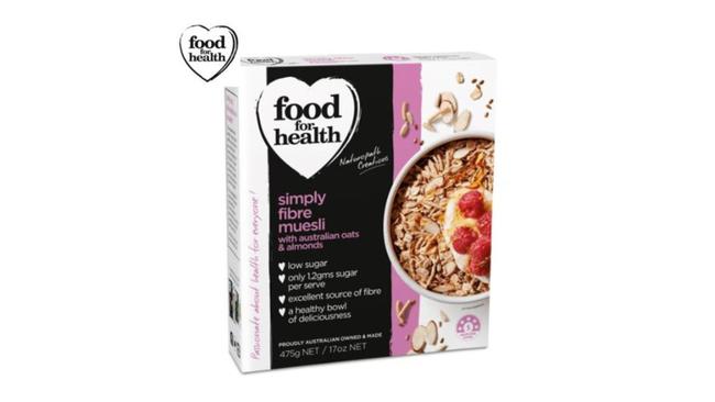 Food For Health Simply Fibre Muesli.