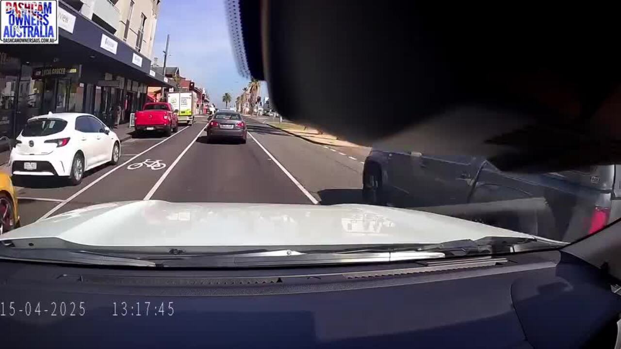 WATCH: Road rage attack after driver hits motorcyclist