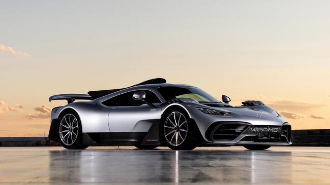 The Mercedes AMG ONE owned by businessman Lindsay Fox will be on display to the public from Thursday 1st of August 2024. Picture: Photographer Cristian Brunelli