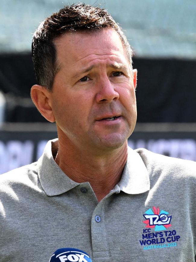 Ponting believes a line-up reshuffle could be on the cards. (Photo by William WEST / AFP)