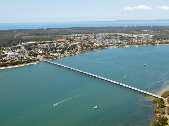 Aerial view of Bribie Island and bridge, Queensland, AustraliaEscape 16 March 202548hrsPhoto - Getty Images