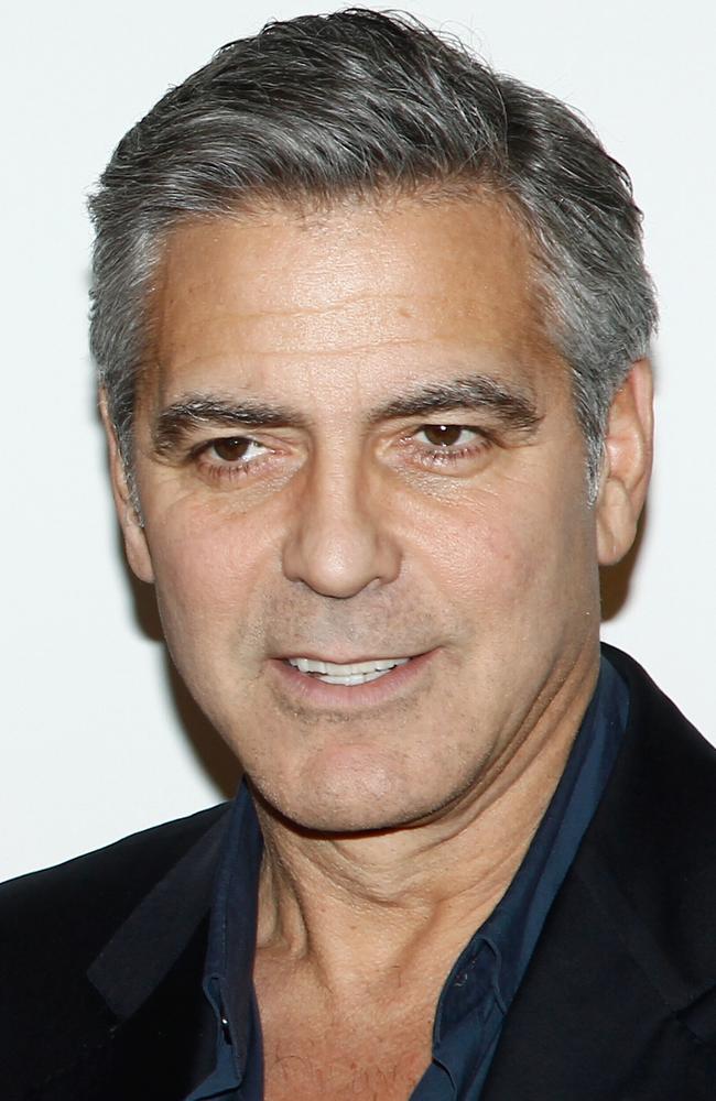 Flawless ... George Clooney, 53, hasn’t had ‘brotox’ but he looks after his skin, experts say. Picture: Getty Images