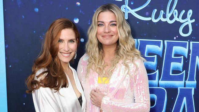 Sarah Levy and Annie Murphy at the Hollywood premiere of Ruby Gillman, Teenage Kraken. Picture: Alex J. Berliner/ABImages