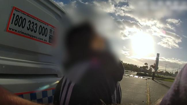 A man arrested at Harbour Town on Saturday morning over an alleged assault and attempted robbery. Picture: Queensland Police