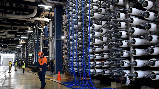 Inside the Tugun Desalination Plant. Photo: Steve Holland