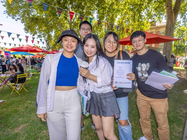 Adelaide Uni’s O-Week welcome fiesta. Picture: Ben Clark