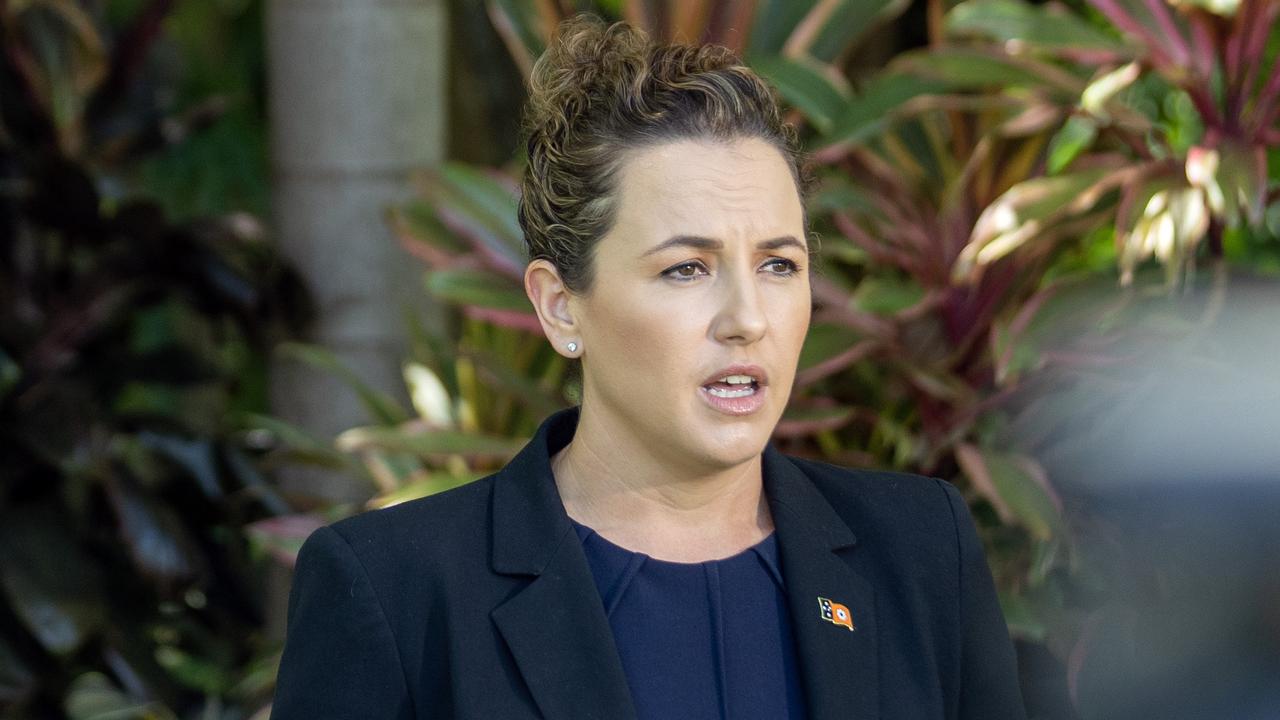 Country Liberal Party Lia Finocchiaro is set to face a motion of no confidence from her own party members. Picture: Liam Mendes/The Australian