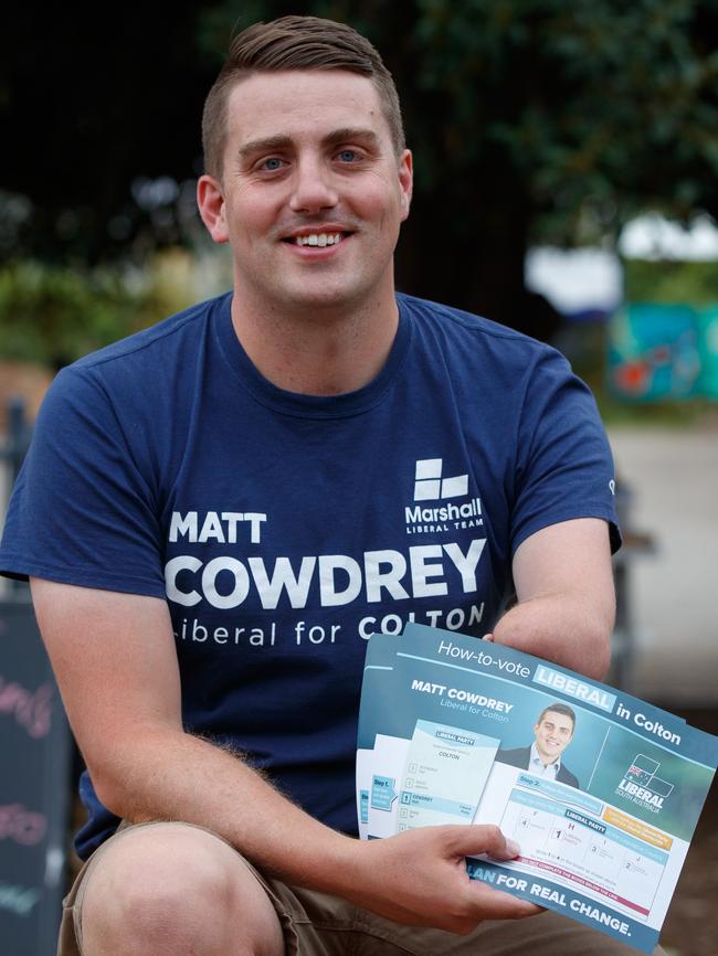 Liberal member for Colton, Paralympian Matt Cowdrey. Picture Matt Turner