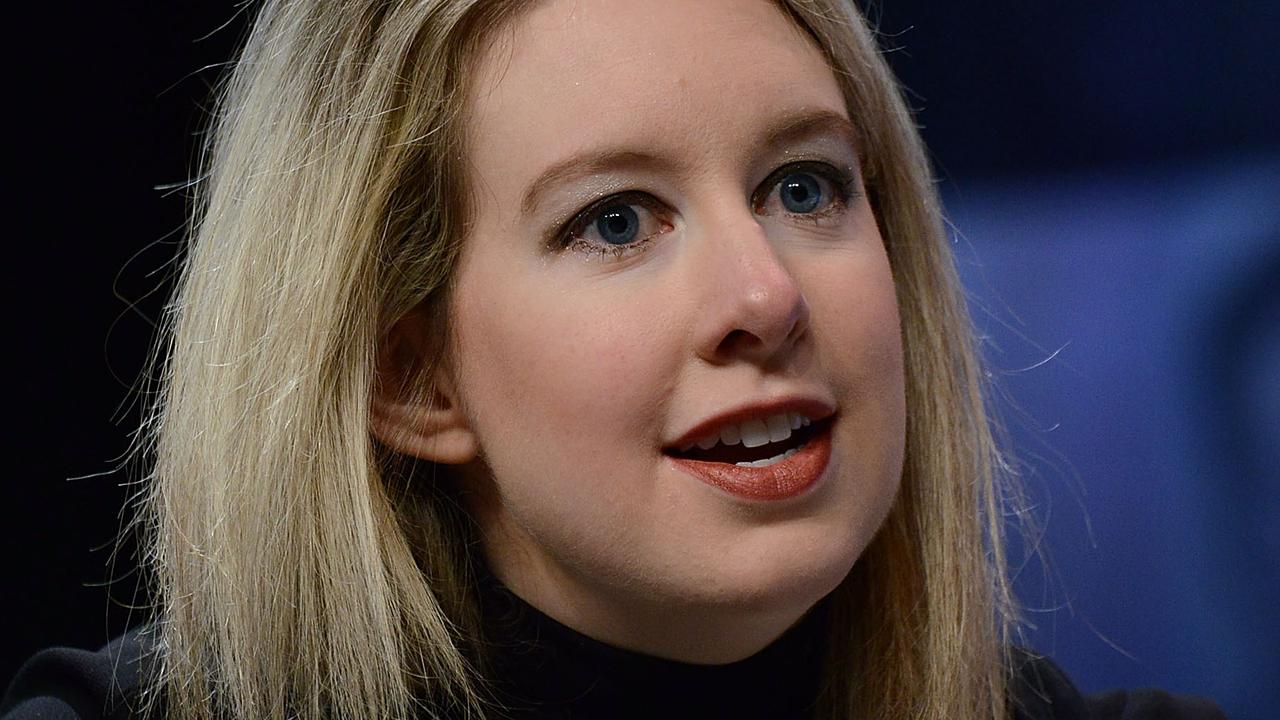 Elizabeth Holmes, founder and CEO of Theranos at a Forbes Under 30 Summit. Picture: AFP / Getty Images North America / Lisa Lake