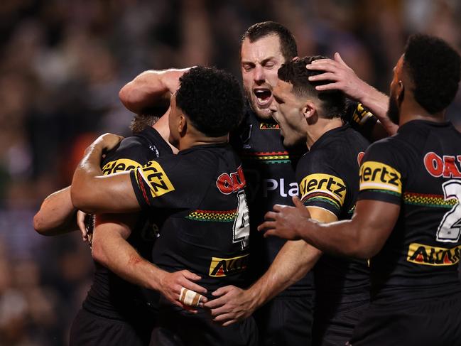 To defeat Penrith, you have to match their intensity in defence for the full 80 minutes. Picture: Getty Images