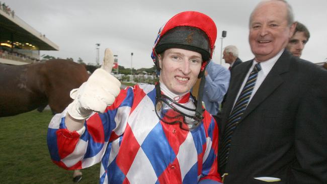 Craig Newitt after winning the Stradbroke Handicap on La Montagna.