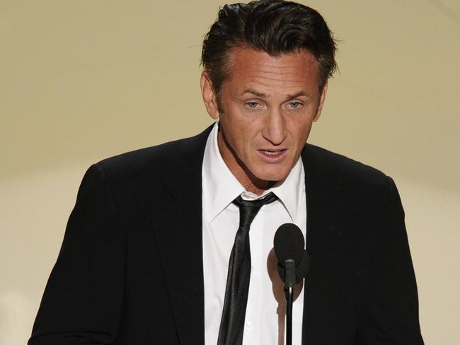Sean Penn, a bit of a grump. Picture: AP