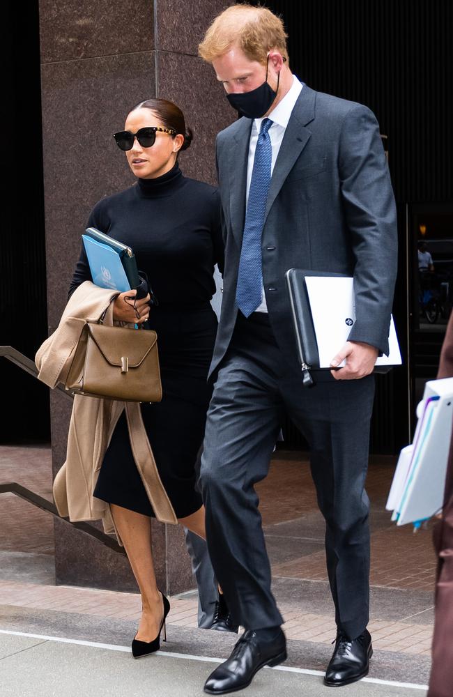 The pair attended the World Health Office. Picture: Gotham/GC Images