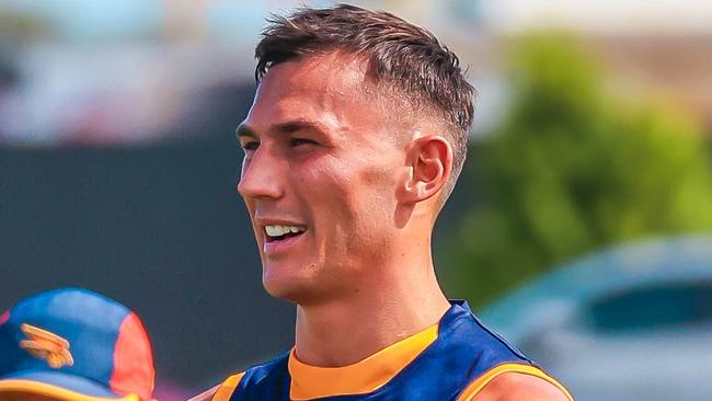 Adelaide recruit Isaac Cumming during the Crows' pre-season training session at West Lakes on December 2.  Picture: Adelaide FC/Zac Standish