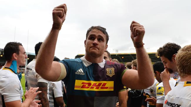 James Horwill is now playing for Harlequins in England after 119 games fro Queensland. Picture: Dan Mullan/Getty Images