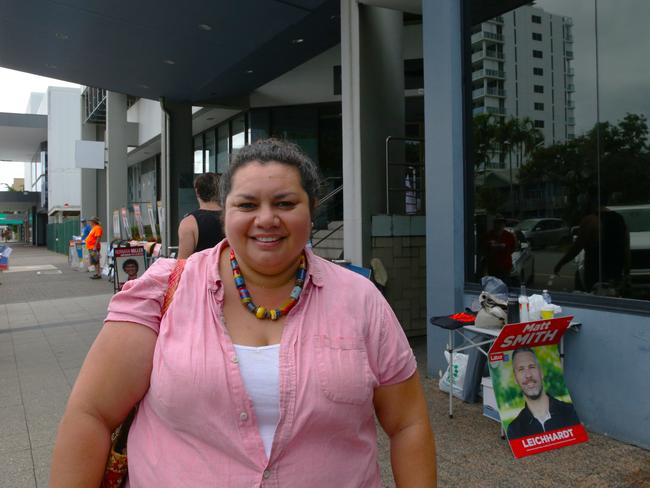 Sophia Goisisi lives in Aeroglen and voted for The Greens. Picture: Elodie Jakes