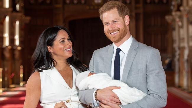 Something tells me it’s very unlikely that the Duke and Duchess of Sussex will be sloth parents. Picture: Dominic Lipinski/WPA/Getty