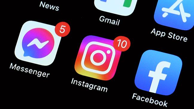 Social media apps like Snapchat and Instagram already have policies prohibiting users under the age of 13. Picture: NCA NewsWire / Nicholas Eagar