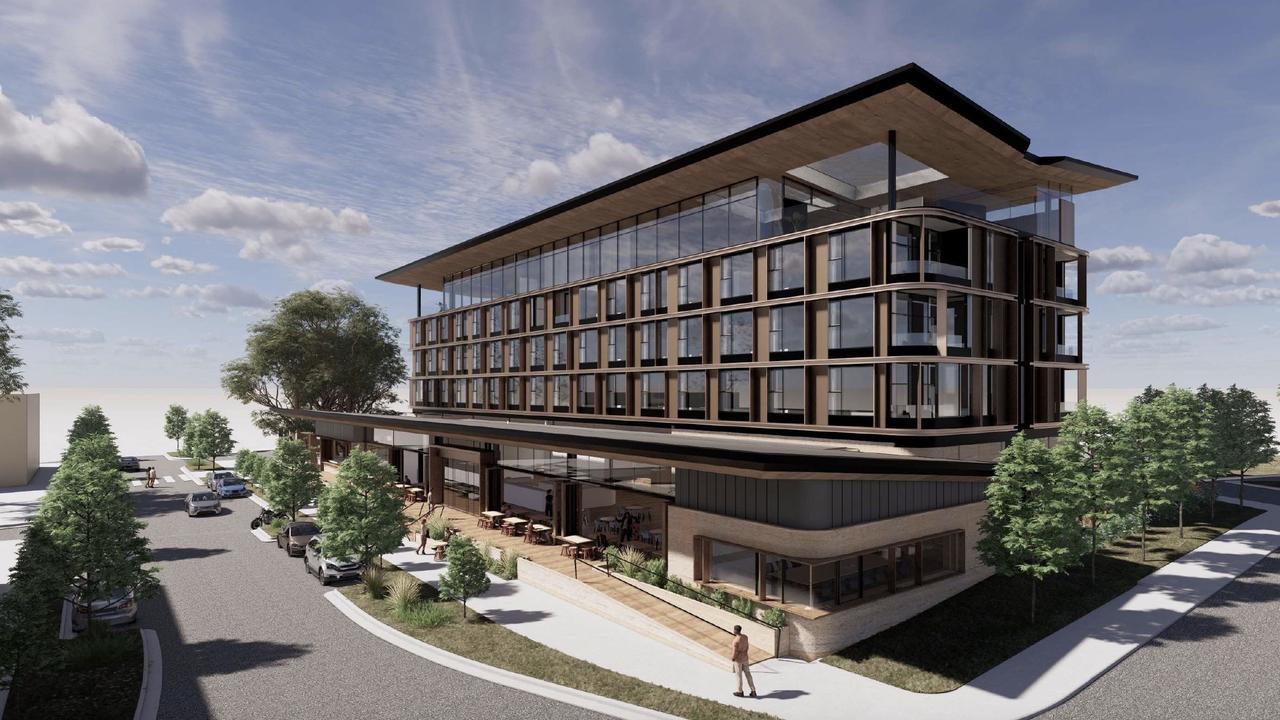 Artist impression of the Panorama Hotel now under construction on Goodwood Road. Picture: Supplied