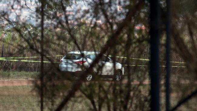 CREDIT: GETTY ONLINE USE ONLY JOHANNESBURG; SOUTH AFRICA - JUNE, 1: The vehicle believed to have been carrying the victim seen in a cordoned-off area inside a lion enclosure on June, 1, 2105, in Johannesburg, South Africa. A 22-year-old American woman has been killed by a lion at the Lion Park in Johannesburg, South Africa. Another person has been injured in the attack which took place on Monday, June, 1. According to reports, eyewitnesses saw a lioness jump through the window of the vehicle, killing the woman and leaving the other person in the car in hospital. The set includes a photo of what is believed to be the vehicle the deceased was travelling in at the time of the attack. PHOTOGRAPH BY Greatstock / Barcroft Media (Photo credit should read Greatstock / Barcroft Media via Getty Images)