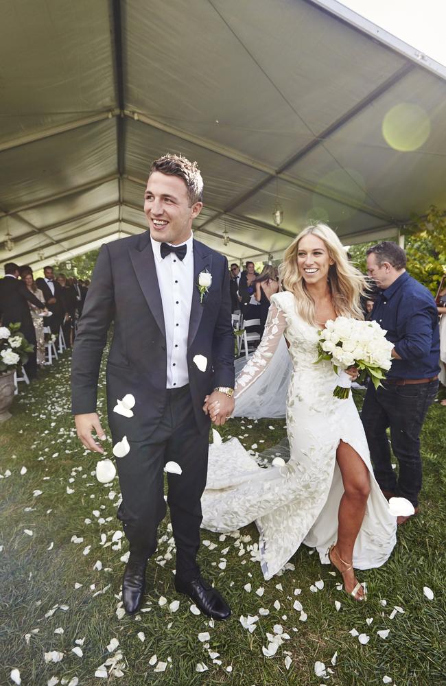 Sam Burgess wedding: Rabbitohs star marries Phoebe Hooke in Bowral ...