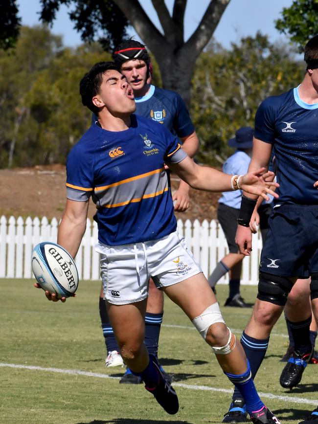 Churchie celebrate a win in 2021. Picture, John Gass