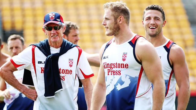 Wayne Bennett will join the Burgess boys at South Sydney. Picture: Getty Images