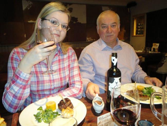 Ex-Russian spy Sergei Skripal, 66, and his daughter Yulia, 33, remain in a critical condition after being poisoned. Picture: supplied