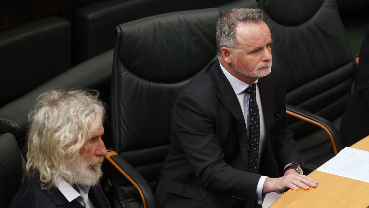 Independent member for Franklin David O'Byrne. Return to the house of assembly question time. Picture: Nikki Davis-Jones