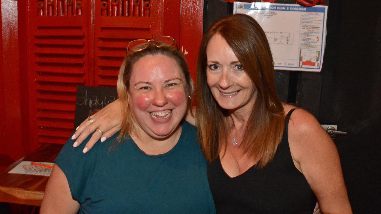 Hayley Pearson and Shelley Kent at Drag Queen Bingo, Miami Marketta. Pic: Regina King