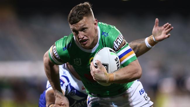 Wighton took his chance and made the positional move for the Raiders. Picture: Jason McCawley/Getty Images