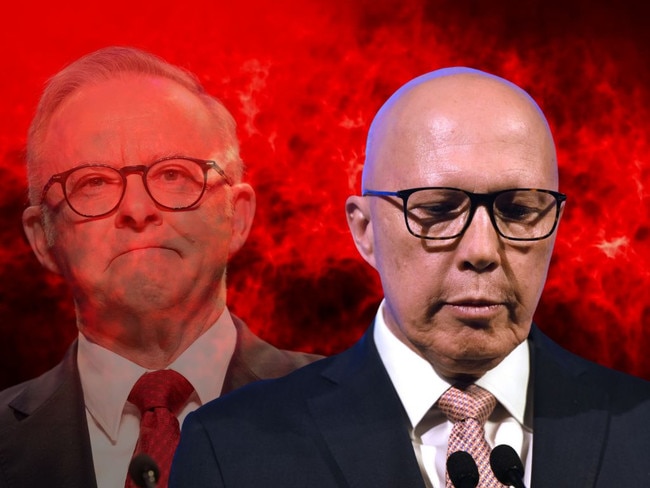 Art work for Labor red wave