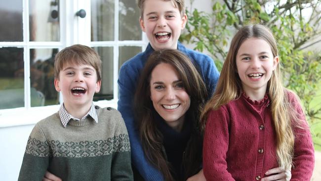 Kate’s been AWOL from the public eye for months, with her disappearance sparking conspiracy theories after the now-infamous family portrait went viral. Picture: Kensington Palace/Instagram