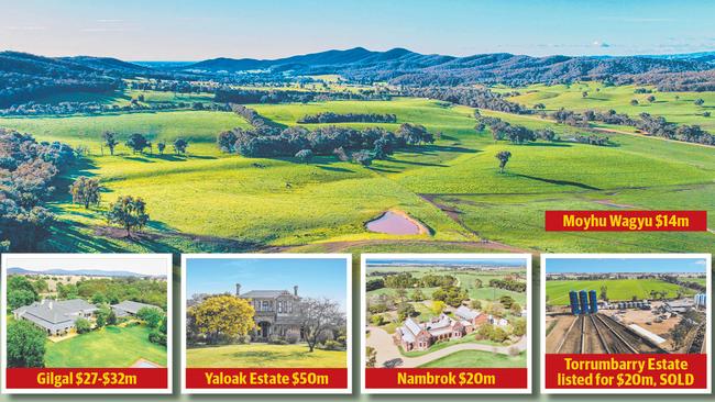 Significant properties have hit the Victorian property market in time for spring.