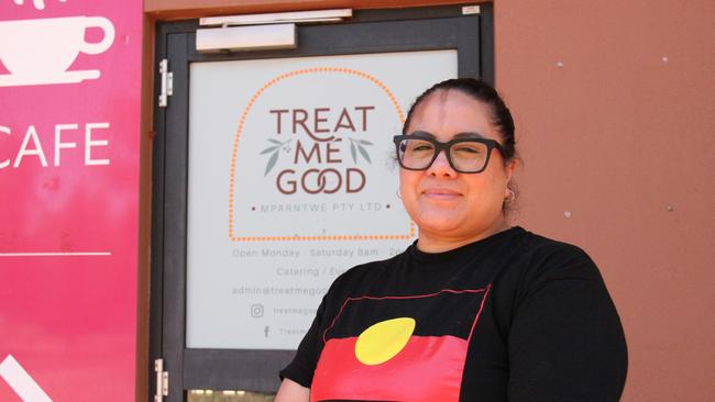 Treat Me Good cafe owner Shahnie Fitisemanu is putting on a Christmas lunch for the Alice Springs community on Christmas Day, 2024, and is calling on all to come along. Picture: Gera Kazakov