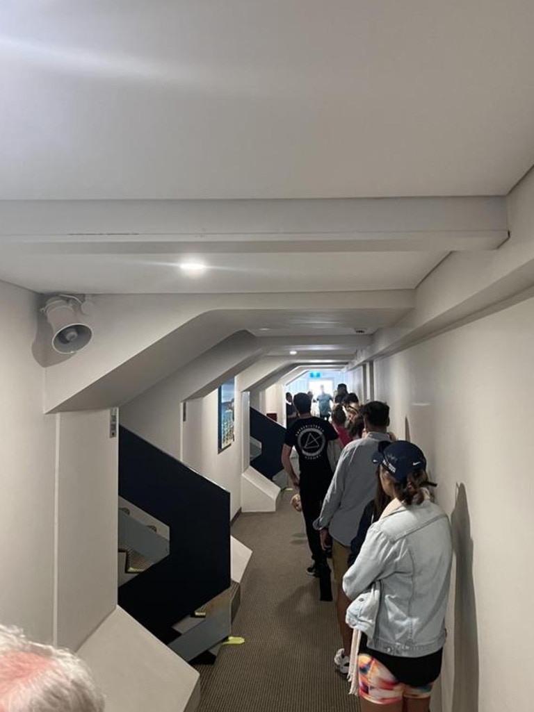 In Sydney, tenants queued for a one-bedroom unit in Manly. Picture: Reddit.