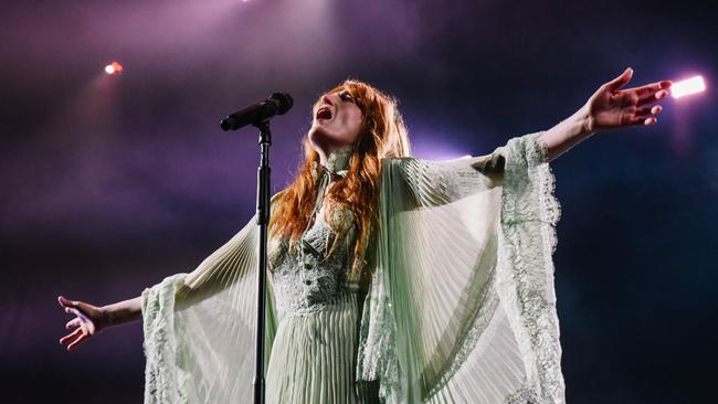 Florence Welch of Florence + The Machine performs at Womadelaide in Botanic Park on Saturday, March 11, 2023. Picture: Jack Fenby, supplied