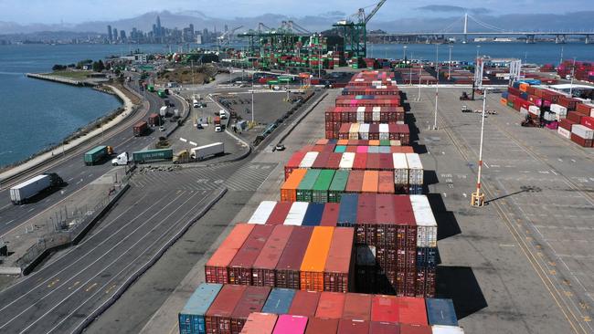 The ACCC is investigating the freight sector after a massive increase in pricing that was blamed on disruptions to global supply lines caused by Covid. Picture: AFP