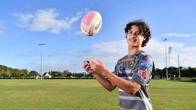 Sunshine Coast Falcons and Mal Meninga Cup player Tully McLellan. Picture: Patrick Woods.