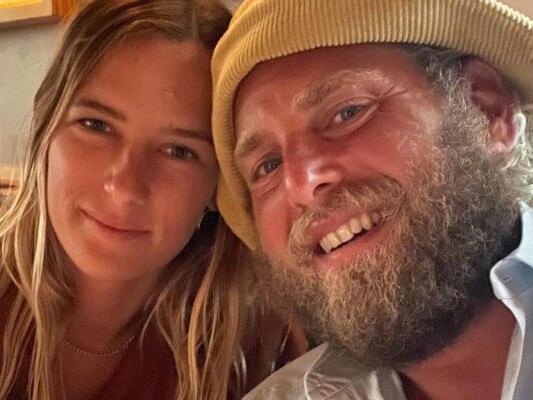 Jonah Hill shared his first photo with Sarah Brady on Instagram. Picture: Instagram