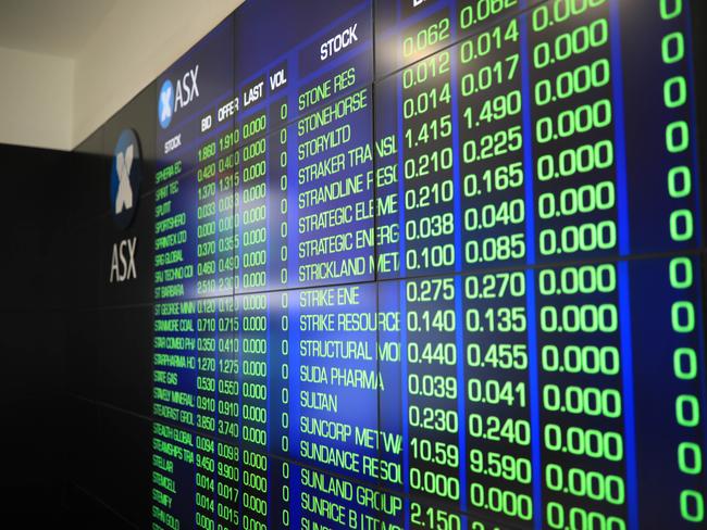 SYDNEY, AUSTRALIA - NewsWire Photos DECEMBER 1, 2020 - The Australian Stock Exchange (ASX) on Tuesday, December 1, 2020 and located at the Exchange Centre, 20 Bridge St, Sydney NSW 2000.Picture: NCA NewsWire / Christian Gilles