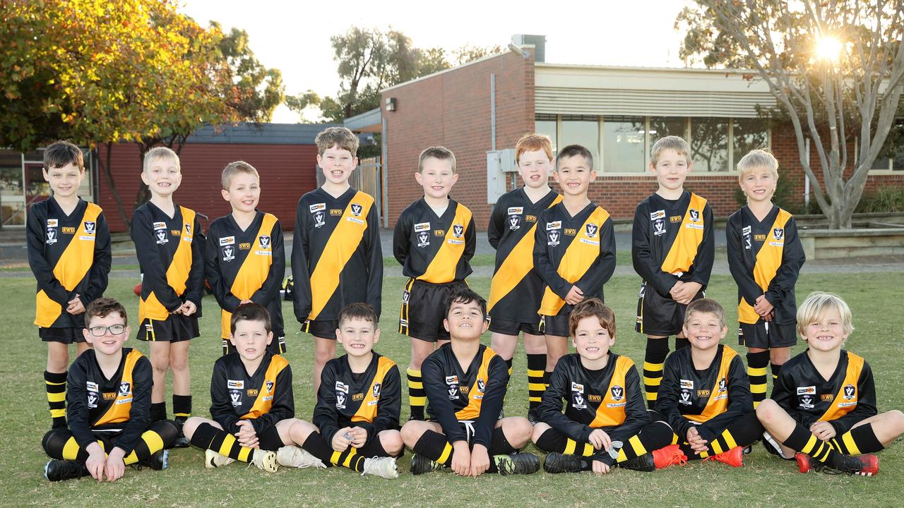 Grovedale Whyte under-9 football team. Picture: Alison Wynd