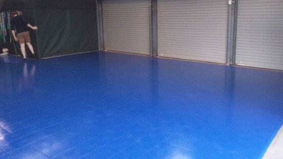 Cleveland Air Magic get new floor. Picture: Supplied