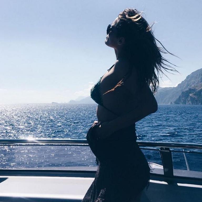 Cheyenne Tozzi soaks up the sun in Sicily, Italy. Picture: Instagram