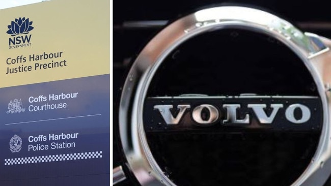 A Volvo driver was violently attacked in a 