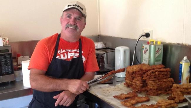 Quinkan Hotel publican and keen barramundi fisherman Kevin Darmody was tragically snatched from the banks of the North Kennedy River in Lakefield National Park on April 29. Human remains were found in two crocodiles killed by authorities. Picture: Supplied